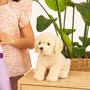 Teddy Hermann Golden Retriever Sitting Soft Toy 25 cm in situ