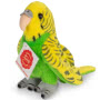 Green Budgie Soft Toy 13cm Small Image