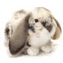 Grey & White Ram Rabbit Soft Toy 30cm