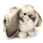 Grey & White Ram Rabbit Soft Toy 30 cm