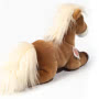 Teddy Hermann Horse Lying Light Brown 30cm Soft Toy Back