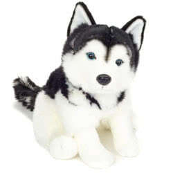 Husky Sitting Soft Toy 30cm