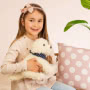 Teddy Hermann Labradoodle Sitting 28cm Soft Toy In Situ