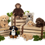 Teddy Hermann Labrador Chocolate Brown 32cm Lying Soft Toy More