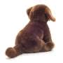 Teddy Hermann Labrador Sitting Dark Brown 25cm Soft Toy Back
