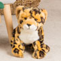Teddy Hermann Leopard Sitting 27cm Soft Toy front