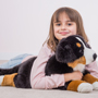 Teddy Hermann Lying Bernese Mountain Dog 60cm Soft Toy Held
