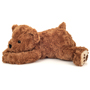 Teddy Hermann Lying Brown Teddy 40cm Plush Toy side view