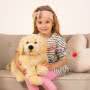 Teddy Hermann Lying Golden Retriever 60cm Soft Toy Holding