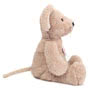 Teddy Hermann Mabel Mouse 32cm Soft Toy Side