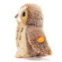 Teddy Hermann Owl Beige 20cm Soft Toy Side