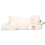 Teddy Hermann Polar Bear Lying 45cm Plush Toy side view