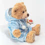 Teddy Hermann Pyjama Bear Blue 30cm Side