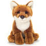 Reddish-Brown Sitting Fox 20cm Soft Toy Small Image