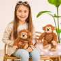 Teddy Hermann Ricky Monkey Plush Soft Toy 32cm holding
