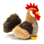 Teddy Hermann Rooster Soft Toy 17cm side view