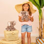 Teddy Hermann Sitting Elephant 25cm Soft Toy Holding