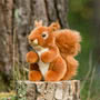 Teddy Hermann Squirrel 14cm Soft Toy outdoors