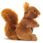 Teddy Hermann Squirrel 17cm Plush Soft Toy side view