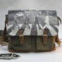 House of Disaster The Beatles Abbey Road Green Satchel In Situ