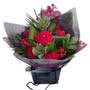 Flowers Valentines Day Six Red Roses Roses + Foliage