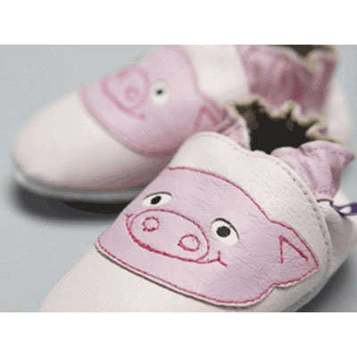 Baby Pre ShoesPinky Piggy Leather Shoes