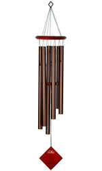Woodstock Chimes of Earth Bronze 
Musical Wind 
Chime..It comes with six bronze tubes, has a cherry wood 
top and 
matching wind catcher, their pentatonic scale is 
always in 
harmony so the sound remains perfect over time, it 
is 
strung 
with U