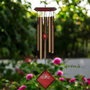 Woodstock Chimes of Mars Bronze Wind Chime 43cm in-situ