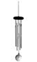 Crystal Meditation Wind Chime - Silver
