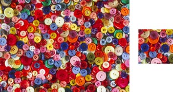 Photowrap Buttons Wrapping Paper - Photowrap