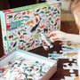 Eeboo Beautiful World 100 Piece Puzzle box and pieces