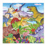 Eeboo Dinosaur Island 64 Piece Puzzle Complete