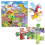 Eeboo Dinosaur Island 64 Piece Puzzle 