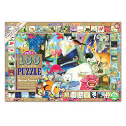 Eeboo Natural Science 100 Piece Puzzle