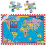 Eeboo 100 Piece World Map Puzzle Pieces