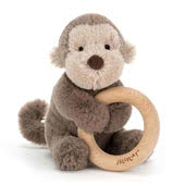 Baby Jellycat Monkey Soother, Rattle, Musical Pull, Blankie and Baby Toys.